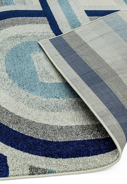 Tapis de salon moderne rétro tissé plat AVON - Novatrend 