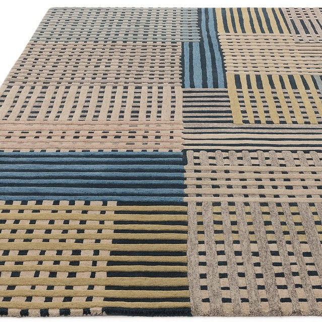 Tapis de salon moderne en laine FACET - Novatrend 