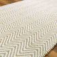 Tapis Coton Chenille et Jute ARROW Beige - Novatrend 