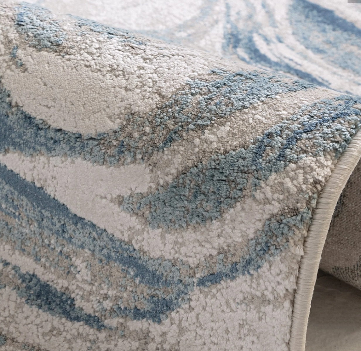 Tapis de salon moderne tissé plat VICOLA