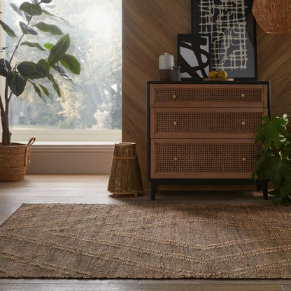 Tapis moderne en jute TREY