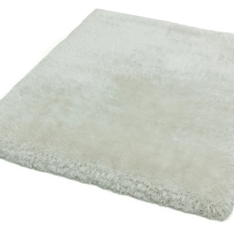 Tapis salon confort shaggy SPLASH Blanc - Novatrend 