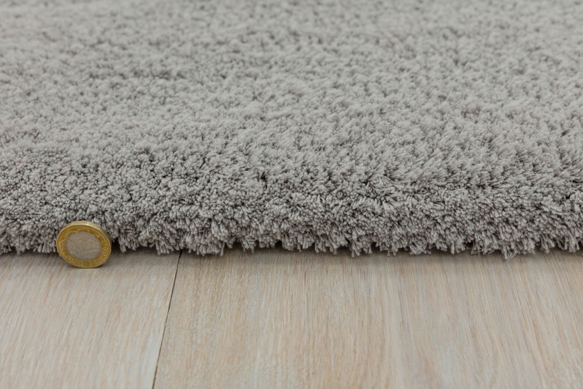 Tapis de salon shaggy moderne TITO Gris - Novatrend 