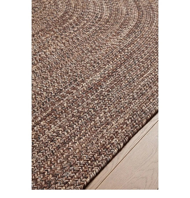Tapis rond ou oval style jute intérieur extérieur JUTY - Novatrend 