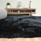 Tapis salon confort shaggy SPLASH Noir - Novatrend 