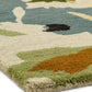 Tapis de salon floral laine FLORY