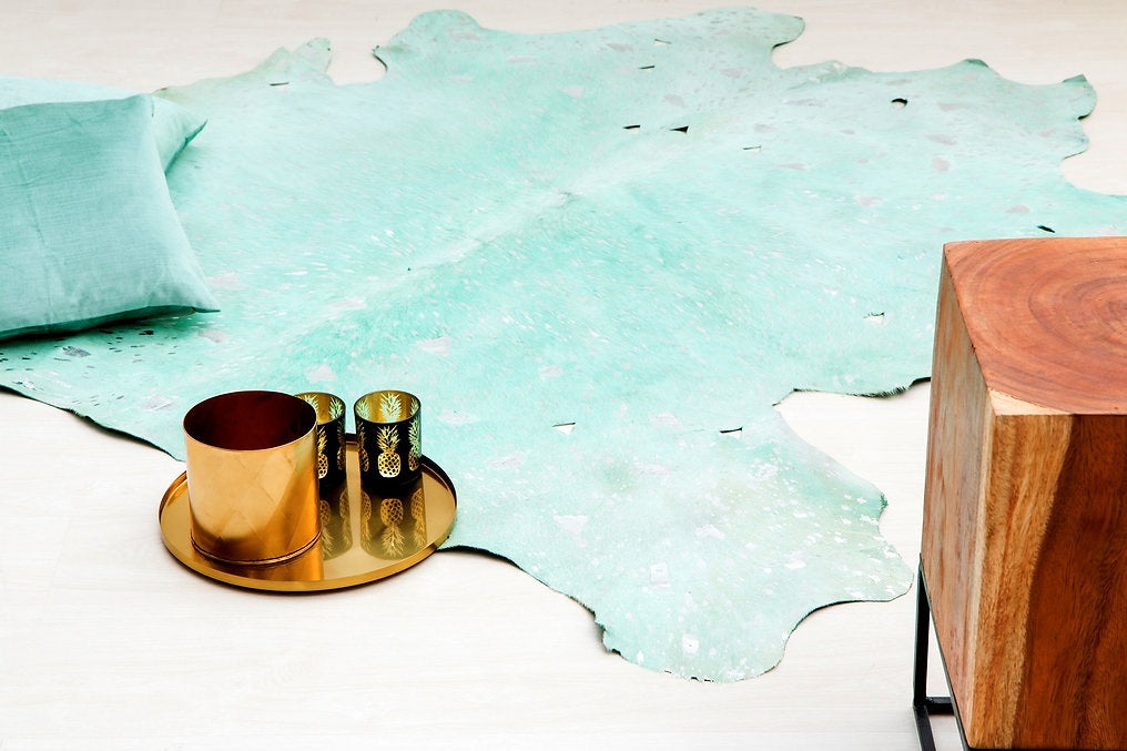 Tapis en peau de vachette cuir véritable FLY - Novatrend 