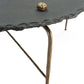 Table basse design pierre et métal EDGE