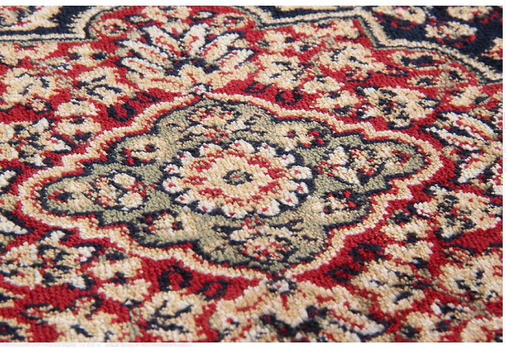 Tapis de salon style oriental en viscose FARSH MEDALLION - Novatrend 