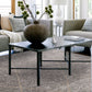 Tapis de salon moderne en jute BLUEBERRY