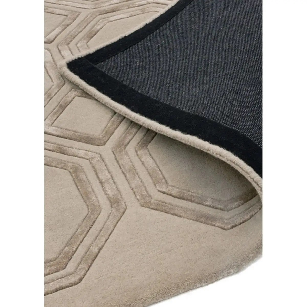 Tapis de salon moderne tissé main en laine NAVEL - Novatrend 