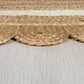 Tapis de salon en jute FLOWER JUTE - Novatrend 