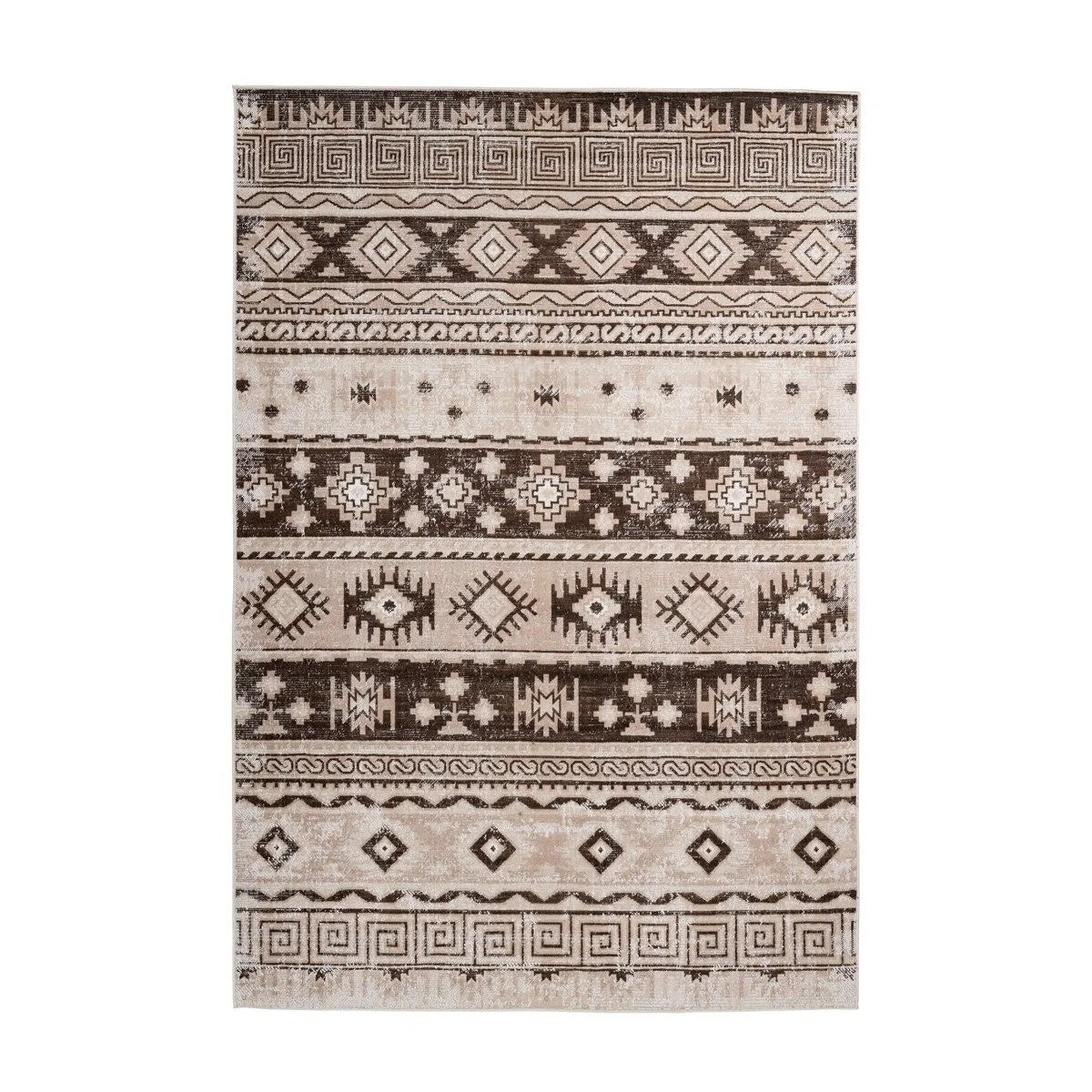 Tapis à motif ethnique et berbère KARLIBAR