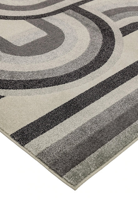 Tapis de salon moderne rétro tissé plat AVON - Novatrend 
