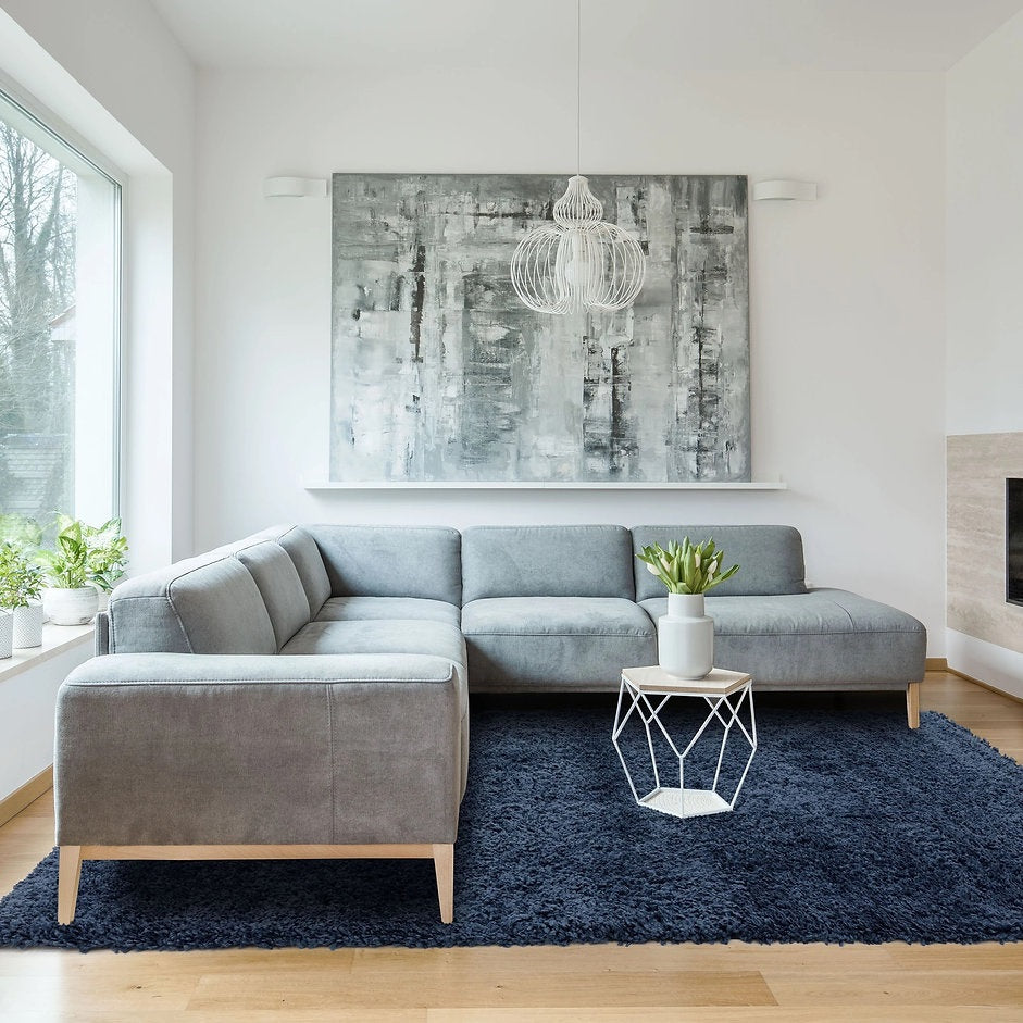 Tapis de salon design et shaggy RICHY - Novatrend 