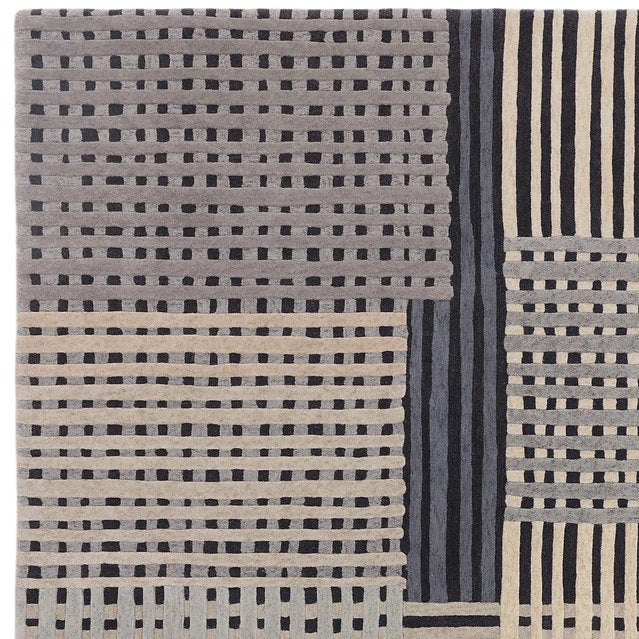 Tapis de salon moderne en laine FACET - Novatrend 