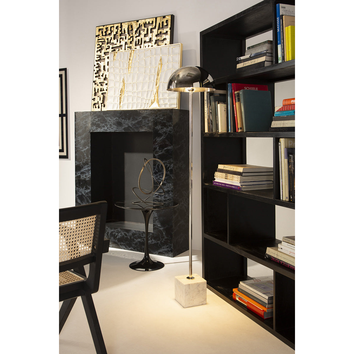 Bibliothèque en bois naturel LEAF