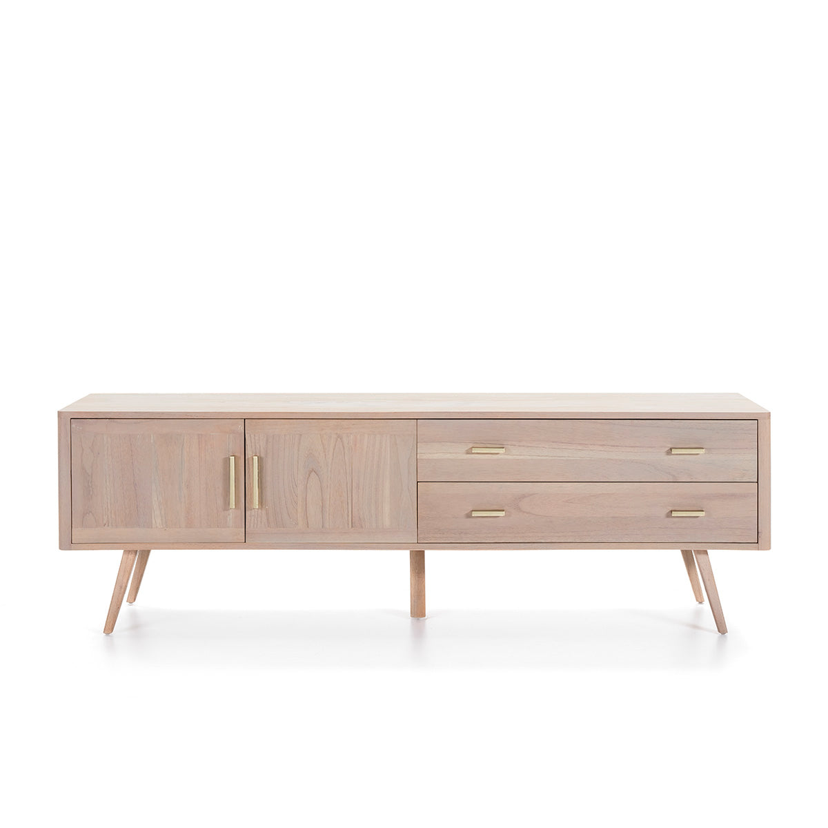 Meuble TV buffet en bois massif GRANDO