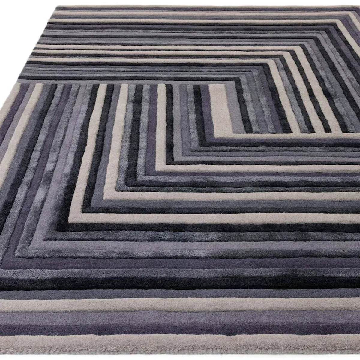 Tapis de salon moderne en laine NETO
