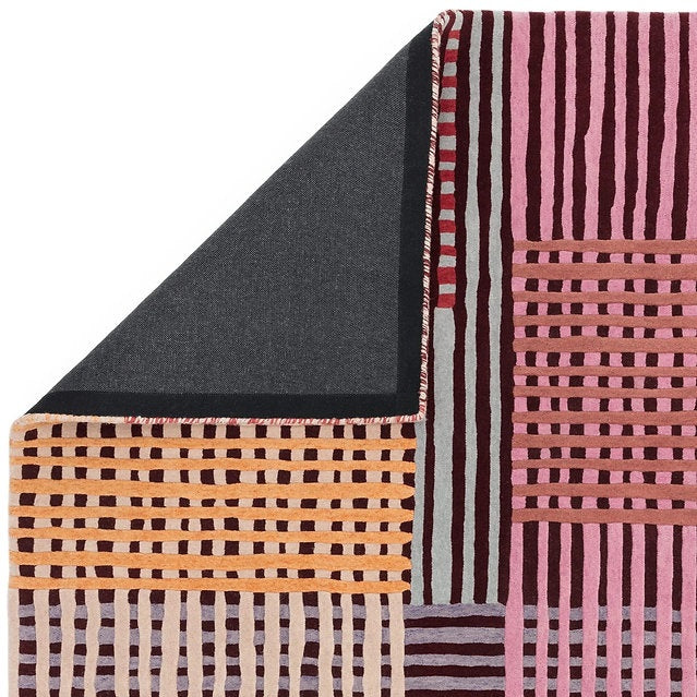 Tapis de salon moderne en laine FACET - Novatrend 