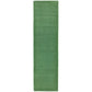 Tapis de couloir uni pure laine CANDY Vert - Novatrend 