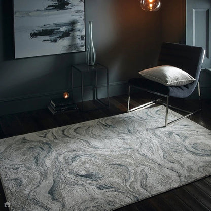 Tapis de salon moderne tissé plat VICOLA