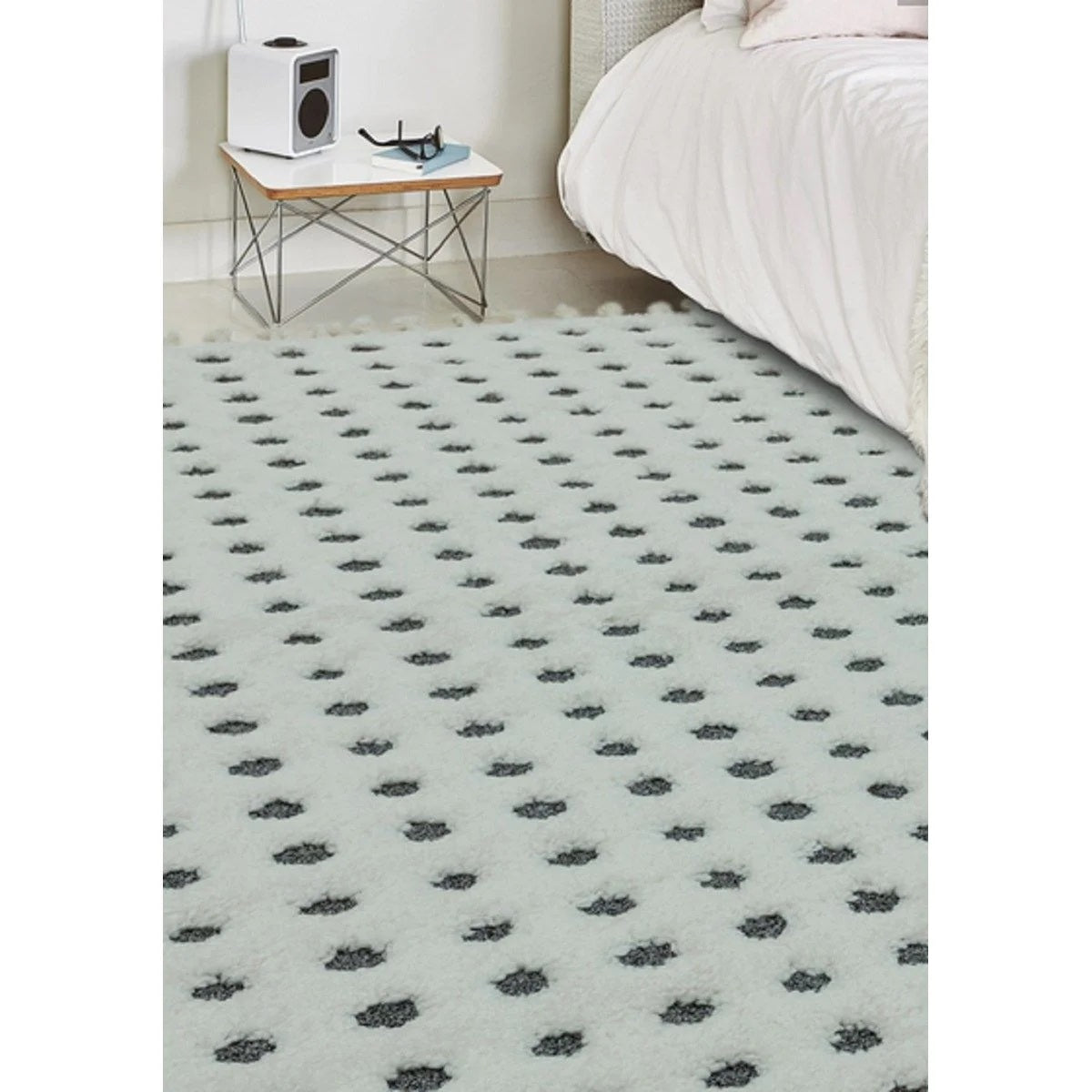 Alfombra moderna con flecos HARMONY