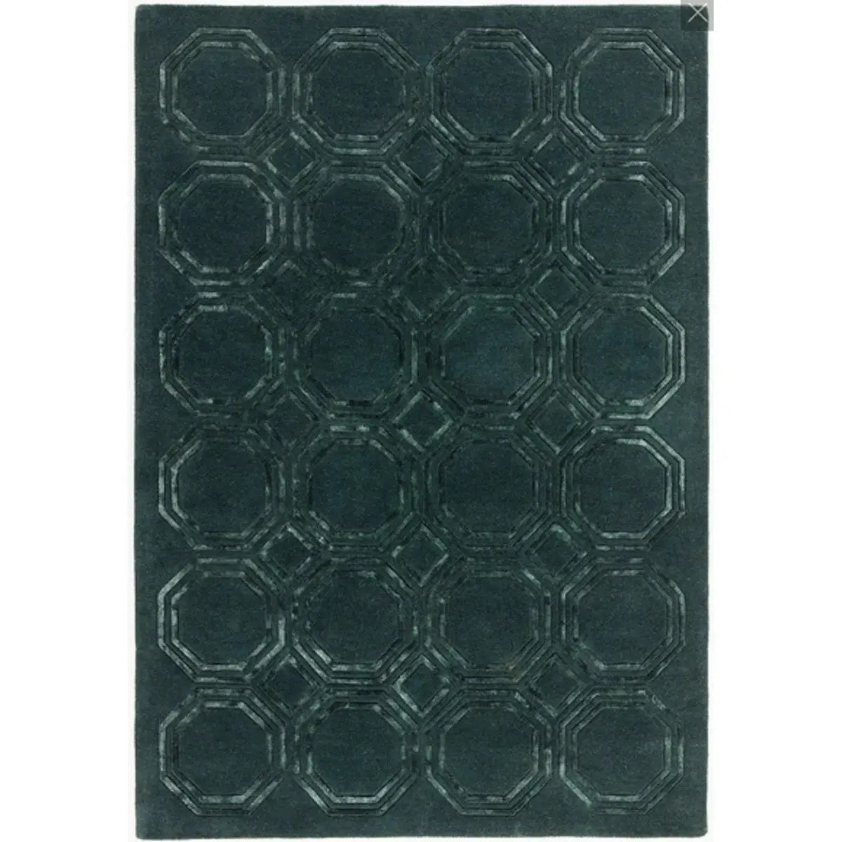 Tapis de salon moderne tissé main en laine NAVEL - Novatrend 