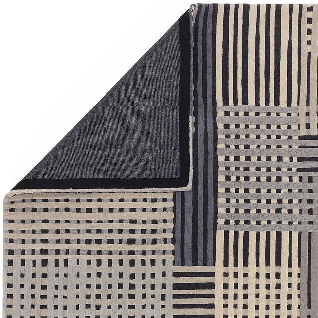 Tapis de salon moderne en laine FACET - Novatrend 