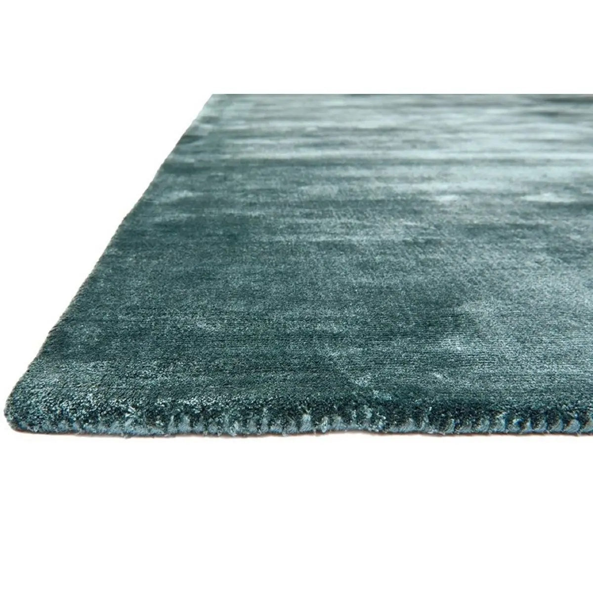 Tapis de salon en viscose fait main TITANE - Novatrend 