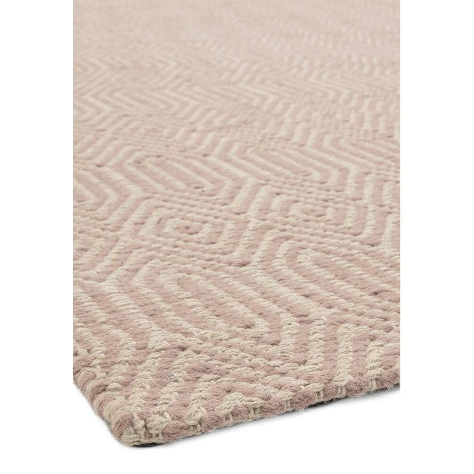 Tapis Laine et Coton tissé main style berbère SILWAN - Novatrend 