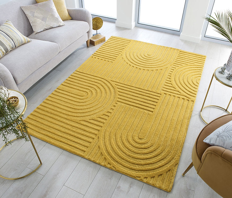 Tapis de salon pure laine SUNRISE - Novatrend 