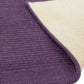 Tapis de couloir uni pure laine CANDY Violet - Novatrend 