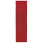 Tapis de couloir uni pure laine CANDY Rouge - Novatrend 