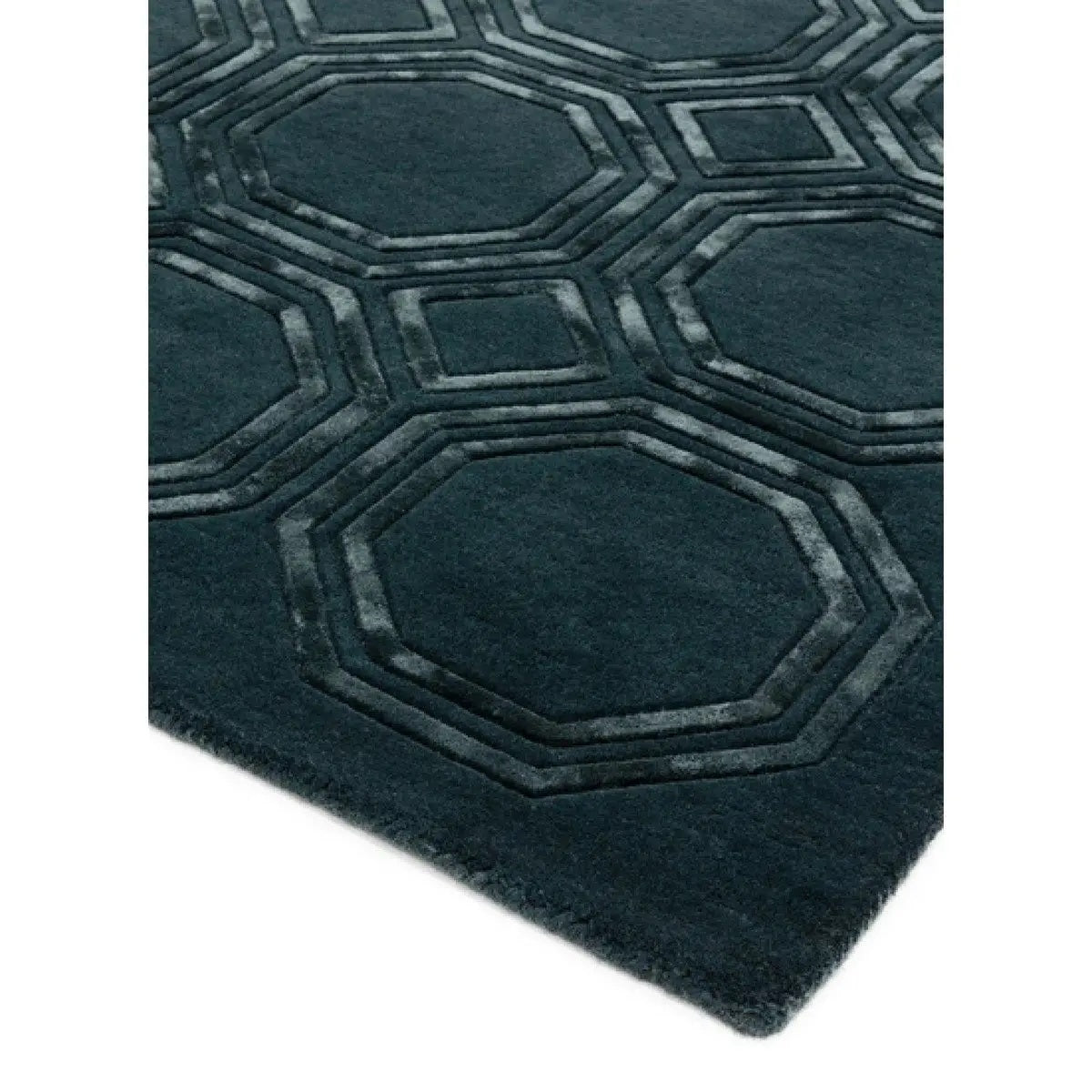 Tapis de salon moderne tissé main en laine NAVEL - Novatrend 