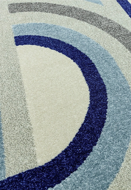 Tapis de salon moderne rétro tissé plat AVON - Novatrend 