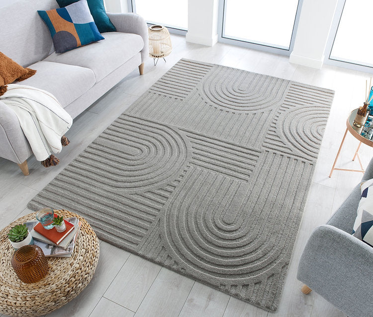 Tapis de salon pure laine SUNRISE - Novatrend 