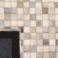 Tapis de salon moderne cuir véritable PATCHY - Novatrend 