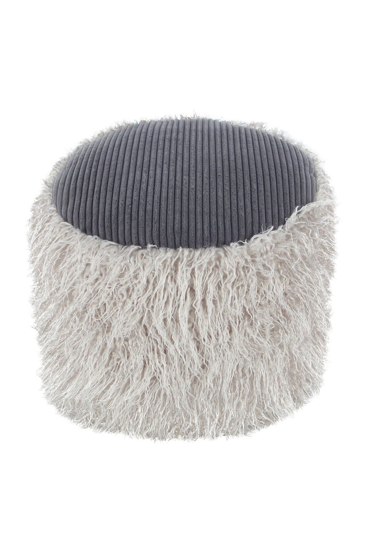 Pouf style fourrure ROMEO - Novatrend 
