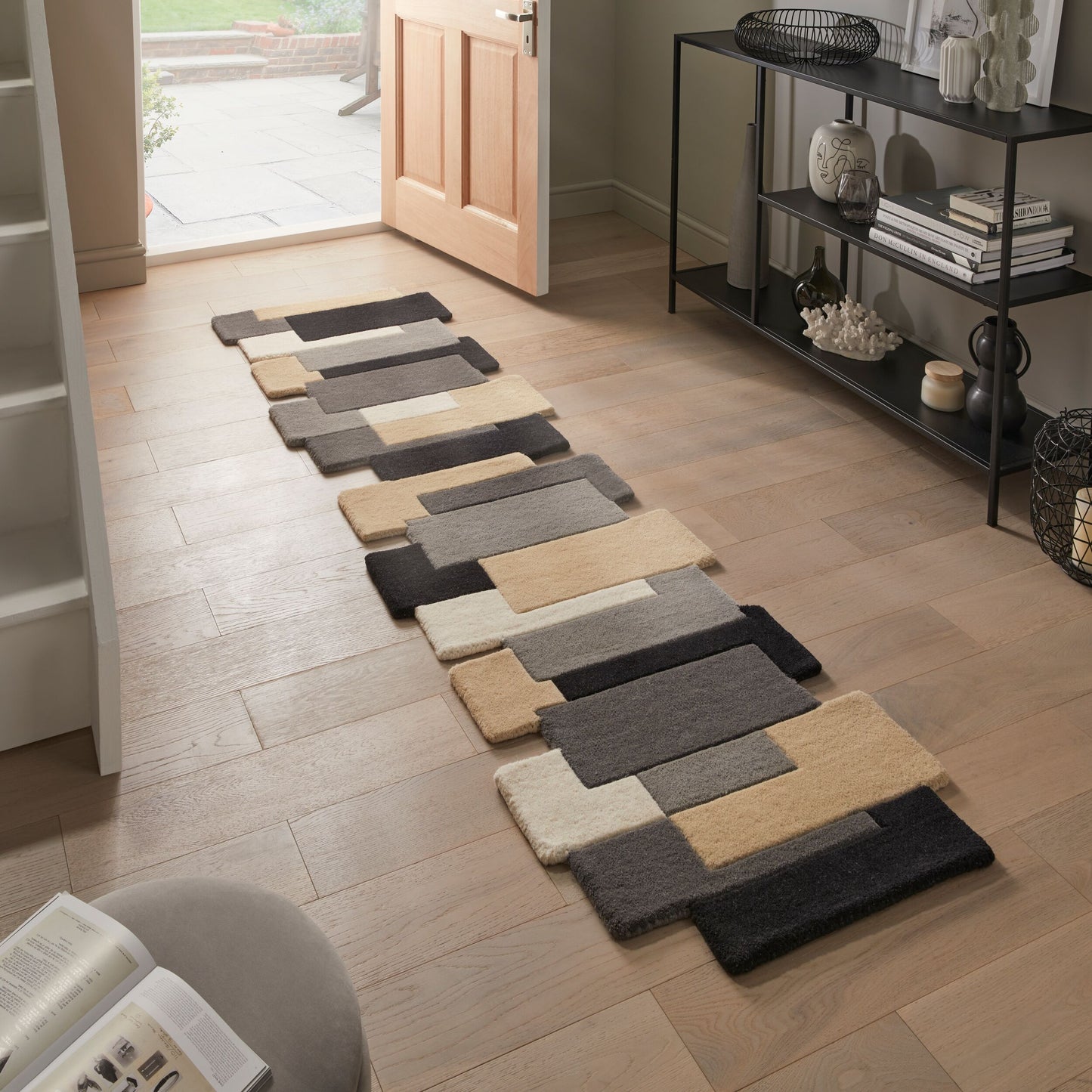 Tapis de couloir moderne pure laine ARTY