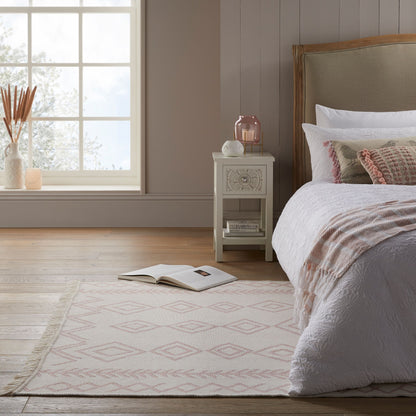 Tapis moderne style berbère en coton EDIA
