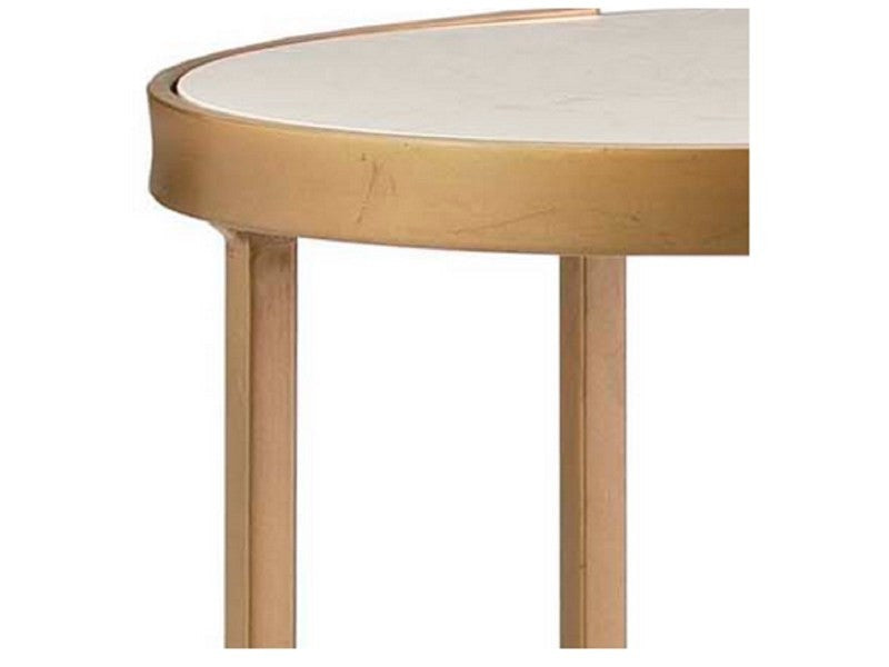 Console marbre et métal doré BRUTO