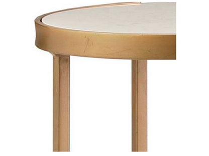 Console marbre et métal doré BRUTO