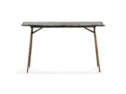 Console en pierre taillée et métal doré antique EDGE