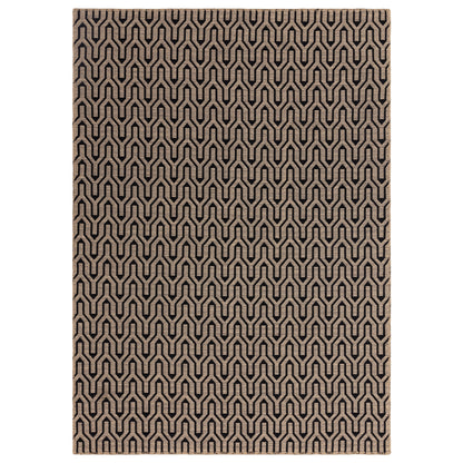 Tapis moderne en jute et coton LATTICE