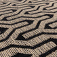 Tapis moderne en jute et coton LATTICE