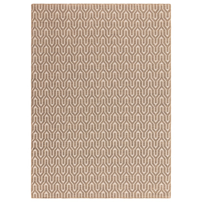 Tapis moderne en jute et coton LATTICE