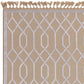 Tapis moderne en jute et coton TORSY