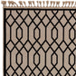 Tapis moderne en jute et coton TORSY