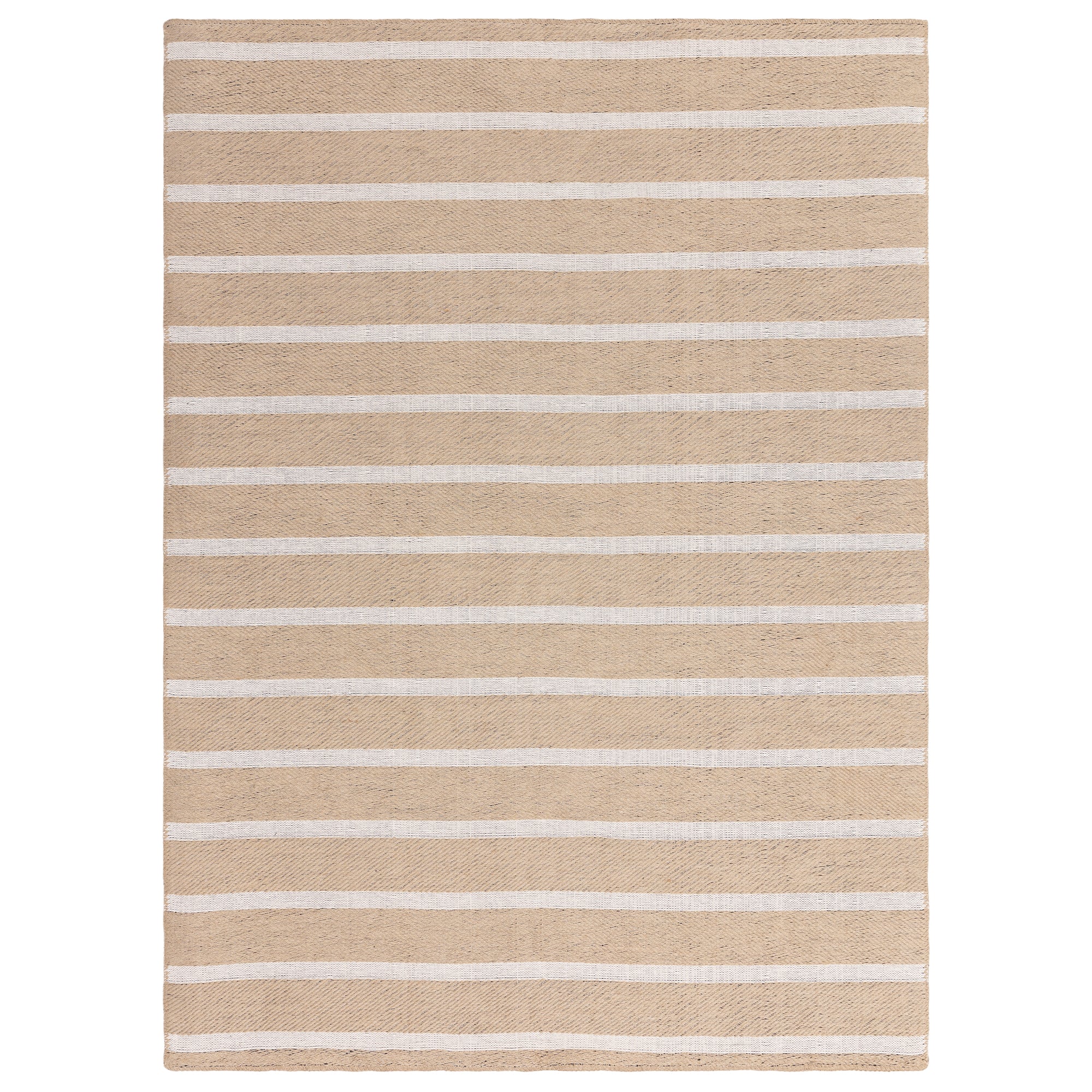 Modern Rug in Jute and Cotton STRIPPY
